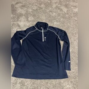 Women’s large (42) Skogstad base layer ski top navy euc